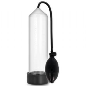 BOMBA ERECCION TRANSPARENTE 24cm