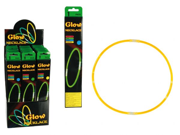 COLLAR FOSFORESCENTE GLOW 28cm.