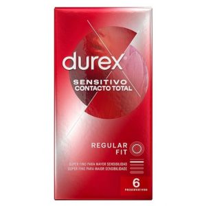 DUREX SENSITIVO CONTACTO TOTAL 6 UNIDADES