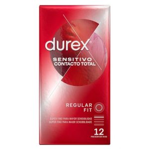DUREX SENSITIVO CONTACTO TOTAL 12 UNIDADES