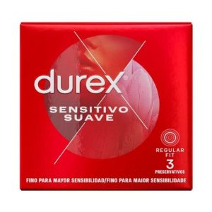 DUREX SENSITIVO SUAVE 3 UNIDADES
