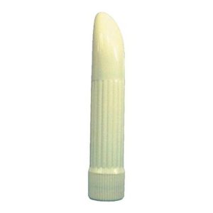VIBRADOR MARFIL LISO PLASTICO 11 CM
