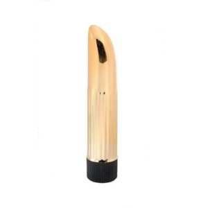 VIBRADOR ORO LISO PLASTICO 11 CM
